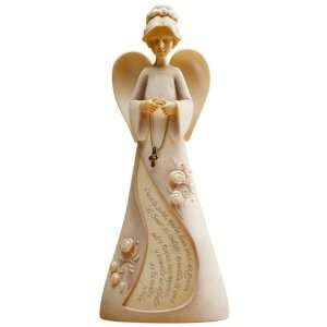  Foundations HAIL MARY ANGEL Hispanic Figurine 4016355 