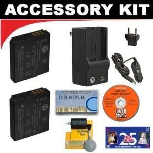 DB ROTH Accessory Kit With Two(2) Spare Klic 5001 Batteries + Charger 