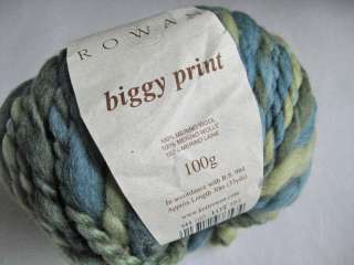 Rowan Biggy Print 100% Merino Wool Knitting Yarn 2   100 gram Skeins 