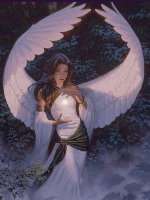 This Divine Angels name is Evalle. She has great psychic powers and 
