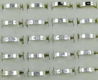   bulk lot resale 50pcs silver plated ring free shipping A22  