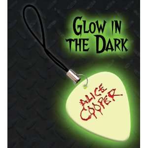  Alice Cooper Premium Glow Guitar Pick Mobile Phone Charm 