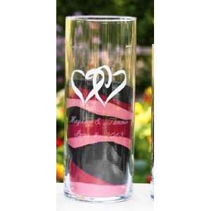 Linked Hearts Large Cylinder   Personalized