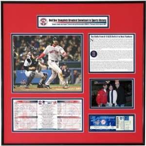  2004 American League Champions Ticket FrameBoston Red Sox 
