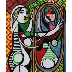 Picasso Paintings: Girl Before a Mirror:  Home & Kitchen