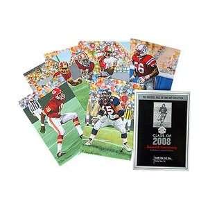  Pro Football Hall of Fame 2008 Goal Line Art Cards: Sports 