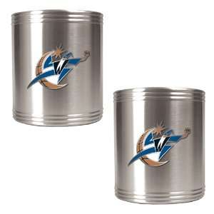  Washington Wizards NBA 2pc Stainless Steel Can Holder Set 