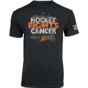  Old Time Hockey Anaheim Ducks Hockey Fights Cancer T Shirt 