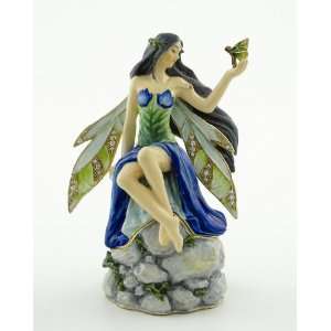     Fairy Jeweled Trinket Box By Merdith Dillman 3479