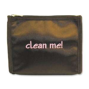  Go Baby Go Clean Me Zippered Pouch   Pink Baby