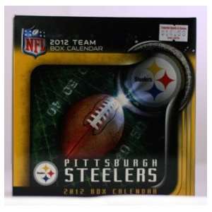  Pittsburgh Steelers 2012 Box Calendar w/ Stand: Office 