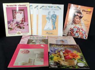 WEDDING HOW TO BOOKS LOT OF 7 PLAN SILK FLOWERS  