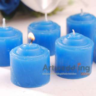 6PCS/each x Pillar Wedding/Bridal Candles Favors 6 Colors U PICK 3 