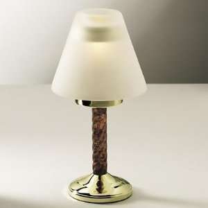   Lamp Company 036A Candle Lamp Shade   Amber Beaded