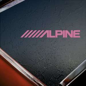  Alpinestars Pink Decal Alpine Amp Truck Window Pink Sticker 