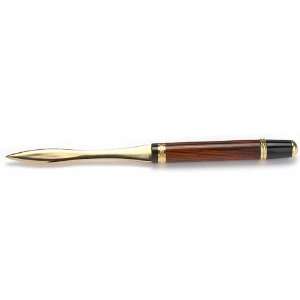  Wall St II Letter Opener Woodcraft Gold