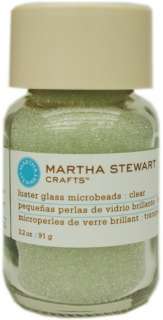   Martha Stewart Glass Microbeads Clear by Martha 