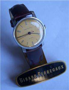 Vintage Girard Perregaux S.S Acier Inoxydable Mens wristwatch  