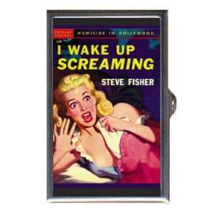  WAKE UP SCREAMING BLONDE HORROR PULP Coin, Mint or Pill Box 