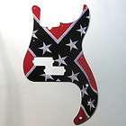 Confederate / Rebel Flag Pickguard 4 USA Precision Bass