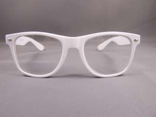 Clear lens risky business wayfarer sunglasses glasses  