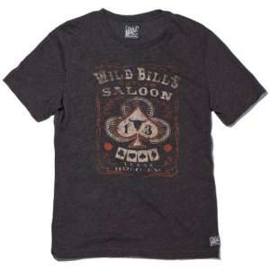  Lucky Mens Short Sleeve Wild Bills Saloon T Shirt Size L 