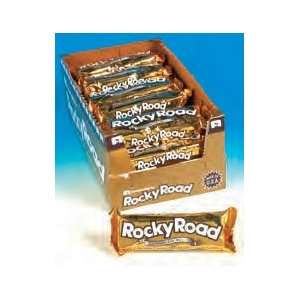 Rocky Road Dark Chocolate Bar: 24 Count:  Grocery & Gourmet 