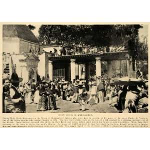  1928 Print Holy Week Amecameca Mexico Martin Valencia 