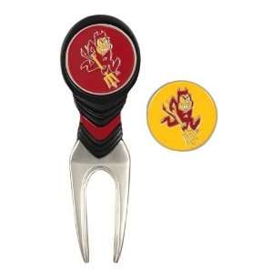   ASU Sun Devils Repair Tool W/ Golf Ball Marker/Chip