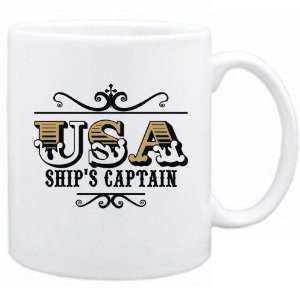  New  Usa Ships Captain   Old Style  Mug Occupations 