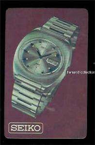 1974 Japan SEIKO DX Watch pocket calendar dz15  