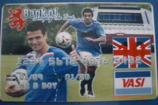 Rangers FC Bank Of Simply The Best Novelty Credit Card  