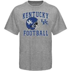 Kentucky Wildcats Youth Ash Football Booster T shirt 