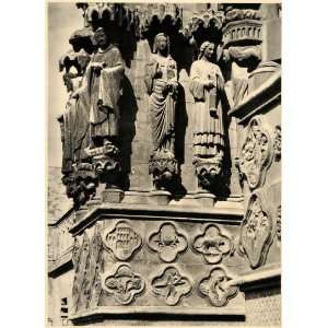  1937 Saints Cathedral Amiens Gothic France Sculpture 