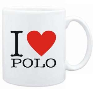    Mug White  I LOVE Polo  CLASSIC Sports