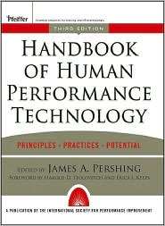 Handbook of Human Performance Technology Principles, Practices, and 