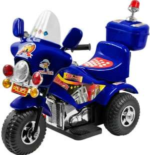 BARNES & NOBLE  Lil Rider Battery Operated Police Trike   Blue by 