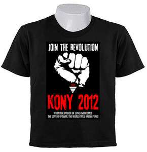   2012 CAMPAIGN T SHIRTS SUPPORT AFRICA Invisible CHILDREN kony8  