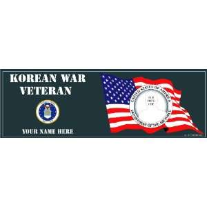  Air Force Korean War Bumper Sticker 