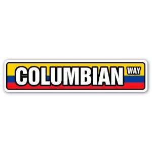  Sign columbia national nation pride country gift: Patio, Lawn & Garden