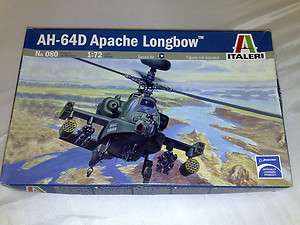 AH 64D Apache Longbow 172 MODEL KIT No.080   ITALERI NEW  