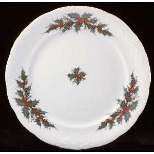  Christmas Berry Fine China Dinner Plate: Home & Kitchen