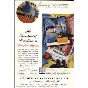 com 1952 Champion International The Standard of excellence Vintage 
