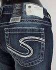 NWT Womens SILVER Jeans THICK S STITCH AIKO Boot Cut Mid Rise