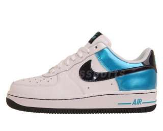 Nike Air Force 1 GS White Blue Youth Boys Girls Shoes 314192130  