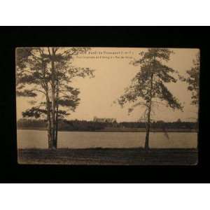 Foret de Paimpont, France, River & House Postcard 1910 not applicable 