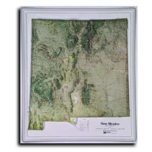  New Mexico Topographic Relief Map 