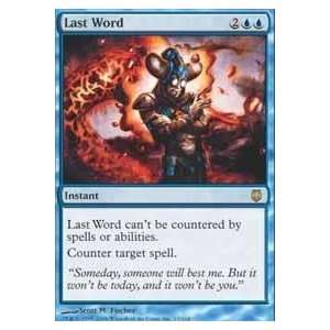  Magic the Gathering   Last Word   Darksteel   Foil Toys & Games