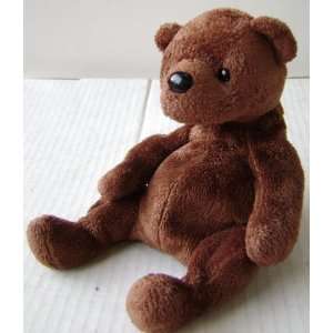  Sitting Brown Bear Plush Stuffed Animal Toy   5 1/2 inches 