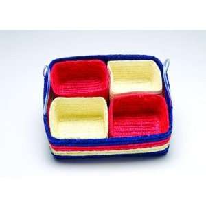  Red, White and Blue Sectional Basket Set